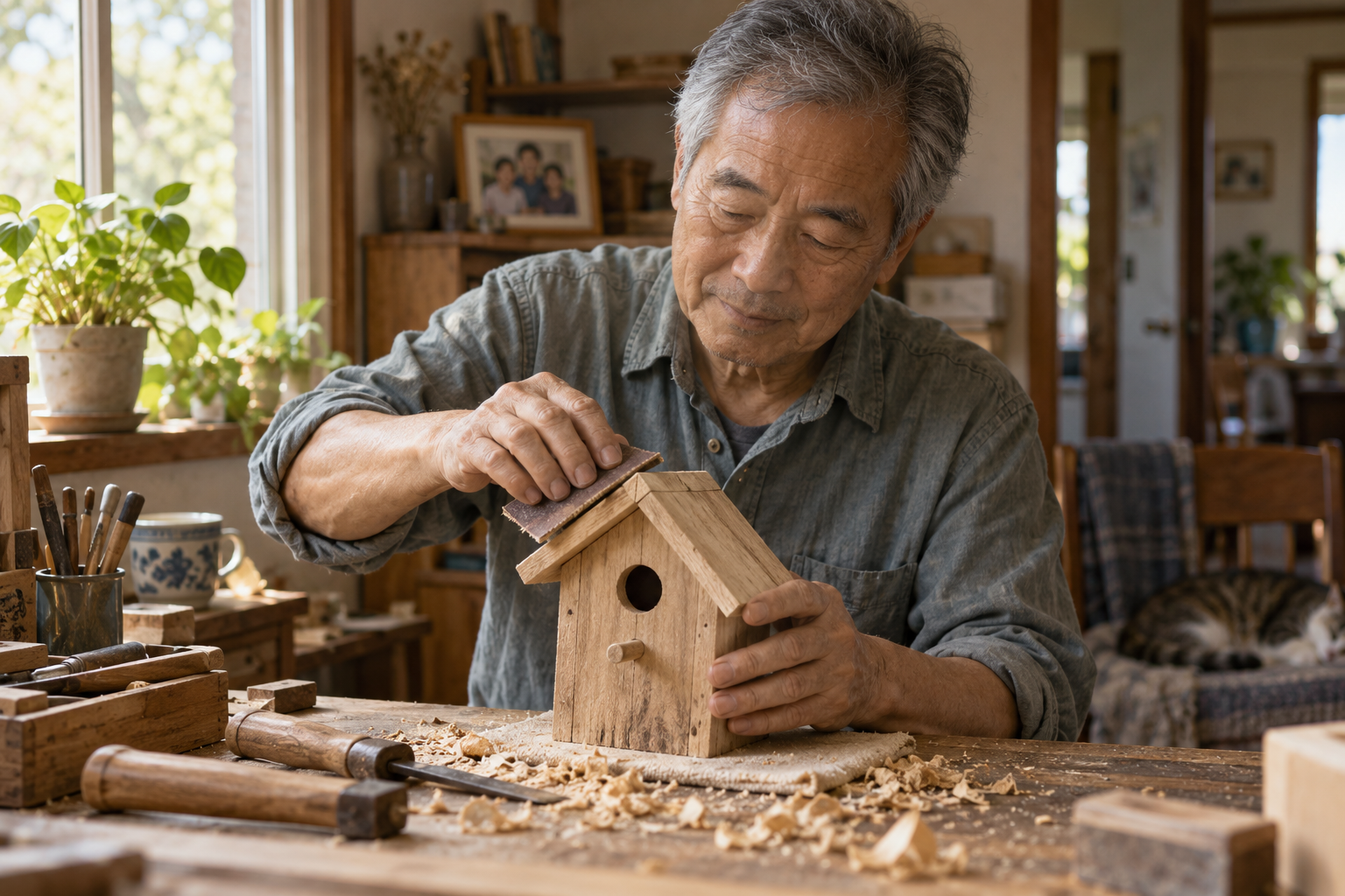 ws-mea-01-featured An adult works on a small creative project at home.